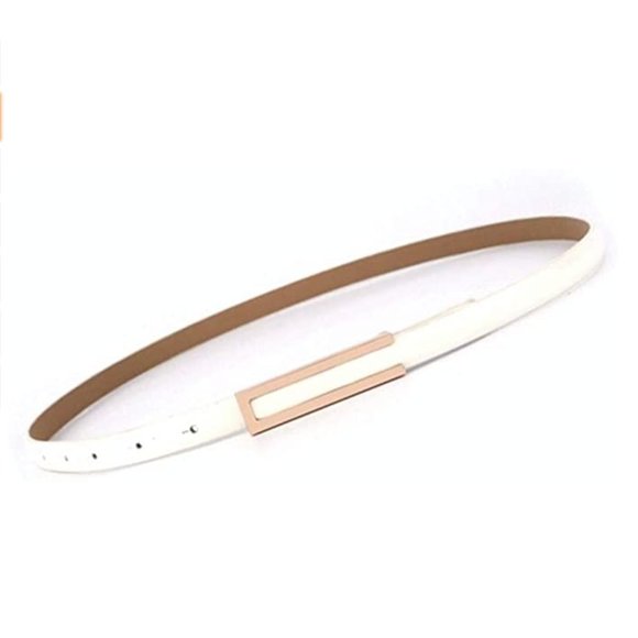 Buy Skinny Women Women\'s Fashion Elegant Skinny Patent Leather Belt